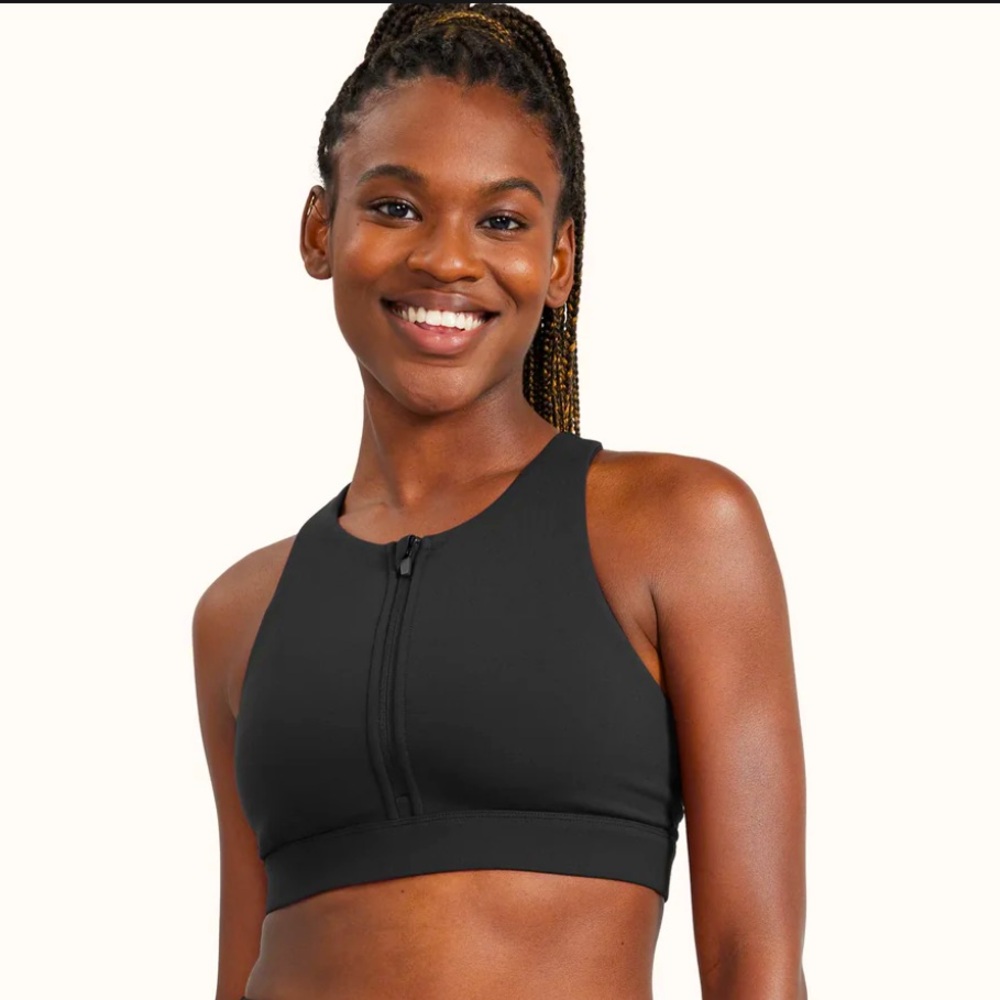 Peloton Cadent High Neck Zip Bra NWT